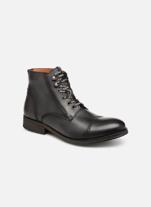 tommy hilfiger dressy leather lace up boot