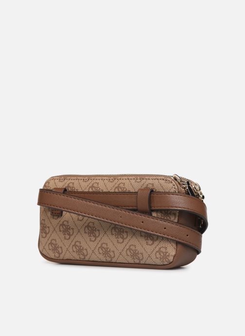 guess skye double zip belt bag