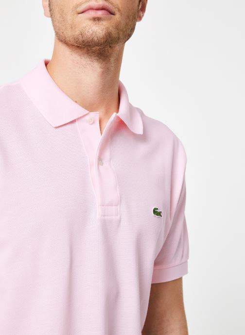 polo rose lacoste