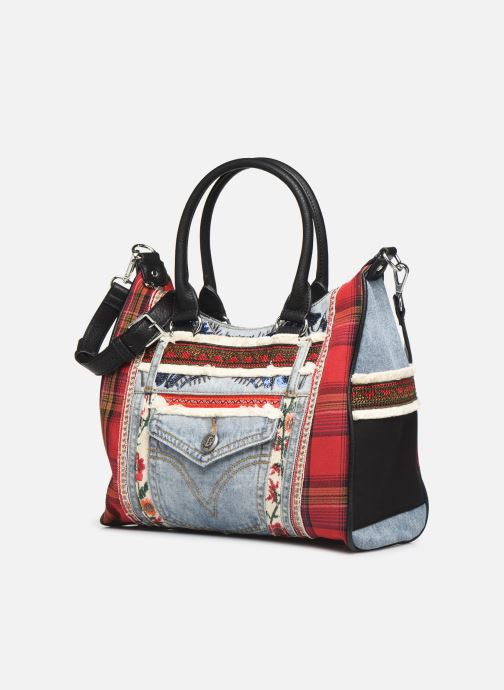 Bolso Mujer Desigual Red Denim Leeds Carmin Bolso Mujer Desigual Red Denim Leeds Carmin