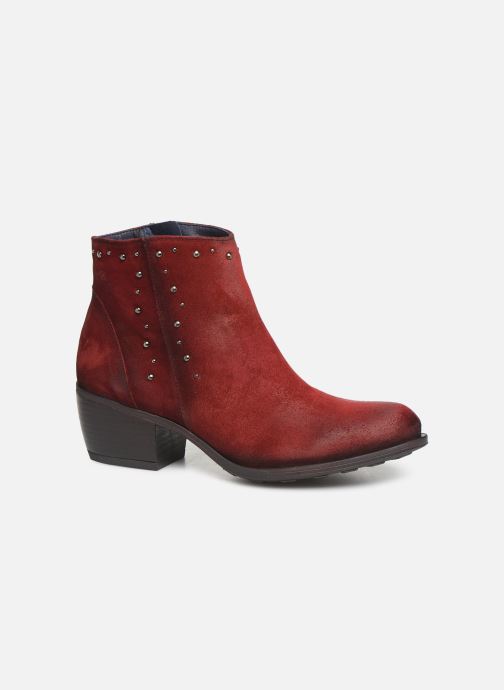 bottines dorking rouge