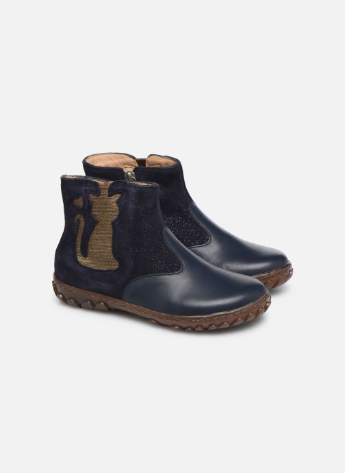 Pom d Api Cute boots cat SZ (Blauw) Boots en enkellaarsjes Pom d Api Cute boots cat SZ (Blauw) Boots en enkellaarsjes