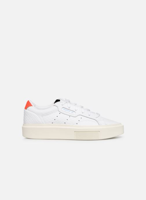 adidas w super sleek white solar red