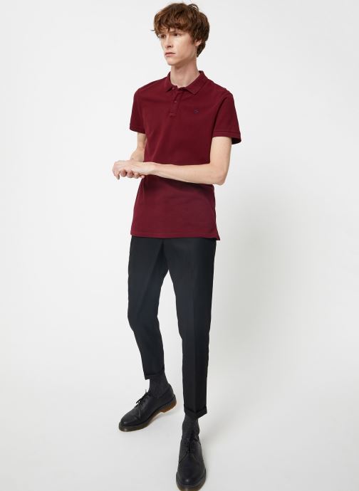 Chez Dyed Pique Sarenza392641 NosClassic Garment PolobordeauxVêtements Soda Scotchamp; E29IHD