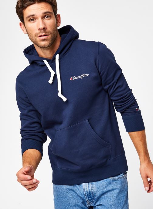 Vêtements Champion Hooded sweatshirt Bleu vue détail/paire