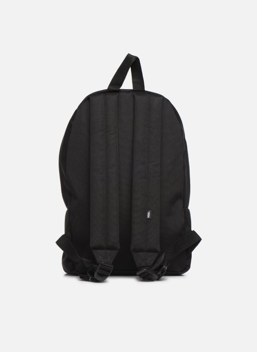 vans black and white faces backpack