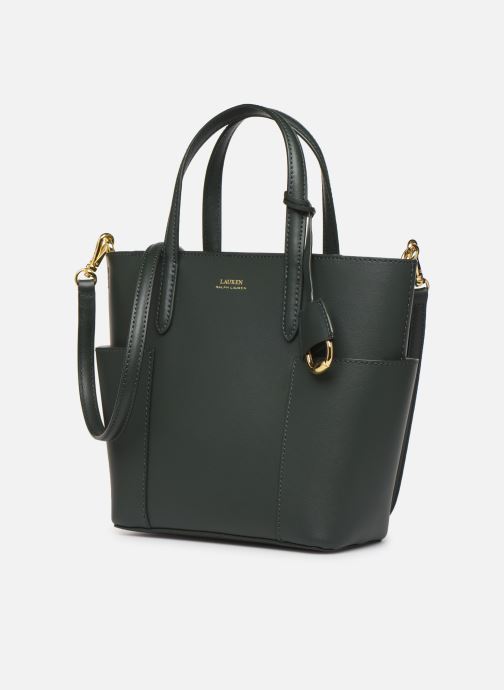 Lauren Ralph Lauren CARLYLE TOTE MINI (Vert) Sacs à main chez Sarenza