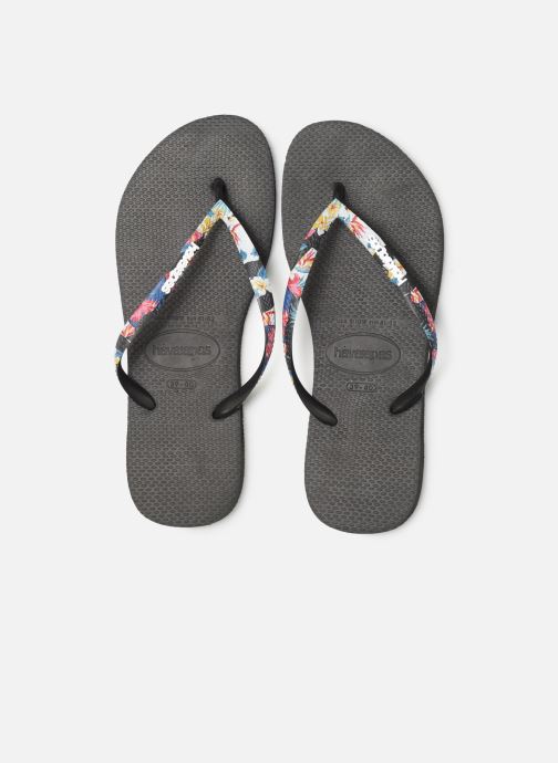 Chez Sarenza397362 StrappednoirTongs Havaianas Slim Havaianas 2E9IYHDW