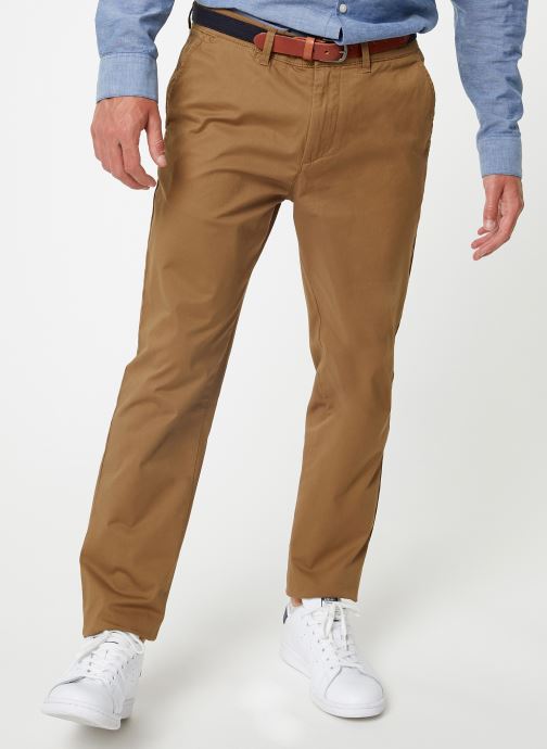 jean slim marron homme