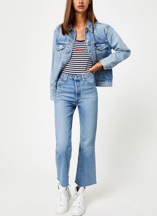 levis ribcage flare crop