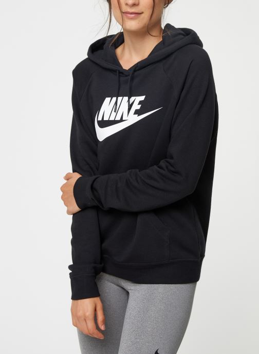 Vêtements Nike Sweat à capuche Femme Nike Sportswear Essential Noir vue détail/paire