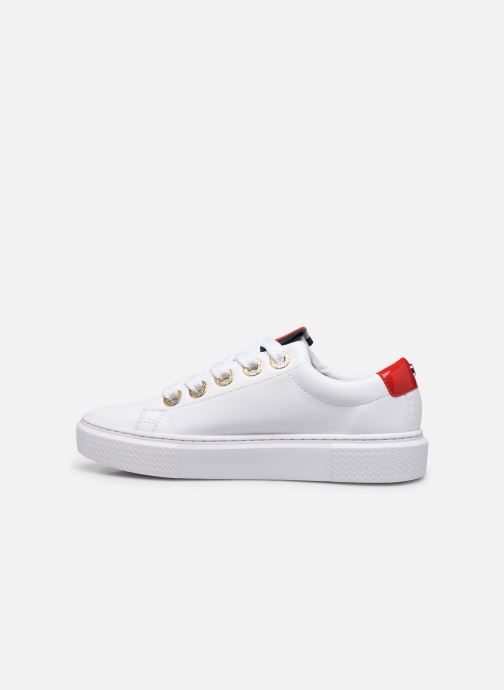 tommy hilfiger leather elevated sneaker