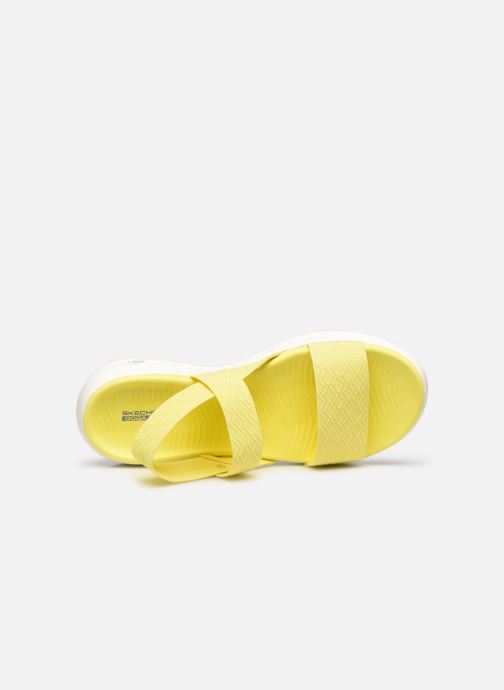 sandale skechers jaune