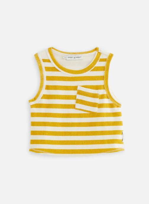 Vêtements Accessoires Débardeur terry stripe Mellow Yellow