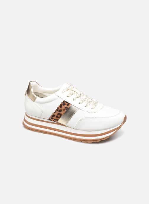 Tamaris JEBY (Blanc) Baskets chez Sarenza (422518) Baskets Tamaris TREND Beige Noir | Baskets Mode Tamaris
