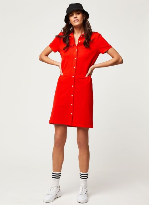 robe lacoste rouge