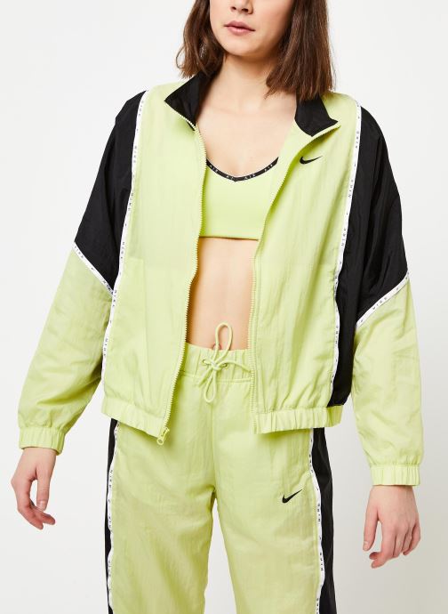 Nike W Nsw Jkt Wvn Piping Geel Kleding Chez Sarenza