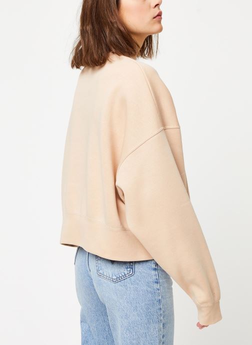 nike crew trend sweatshirt beige