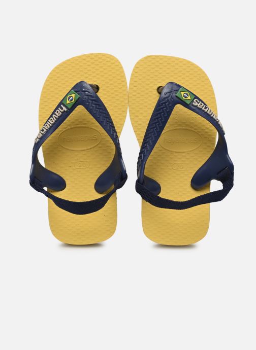 Havaianas Tongs Baby Brasil Logo 2 Jaune Tongs Chez Sarenza Havaianas Tongs Baby Brasil Logo 2 Jaune Tongs Chez Sarenza