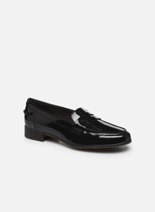 Slipper Clarks Hamble Loafer schwarz detaillierte ansicht/modell