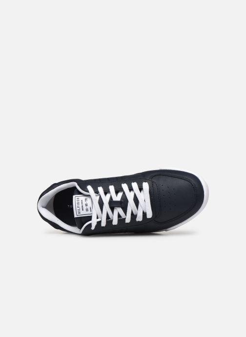 tommy hilfiger lightweight leather sneaker flag