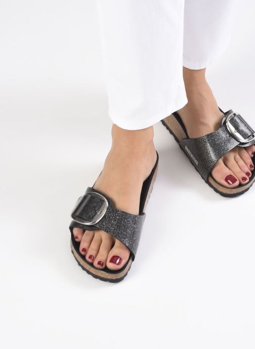 Birkenstock Madrid Big Buckle Flor W Schwarz Clogs Pantoletten Bei Sarenza De 436476