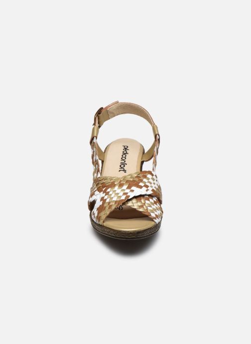 Femme Escarpins en Cuir Pediconfort Grande Largeur