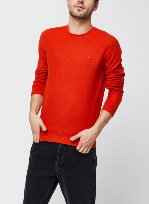 tommy hilfiger pull orange