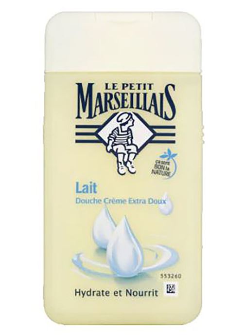 Le Petit Marseillais Gel Douche Extra Doux Lait Vanille (Blanc ...