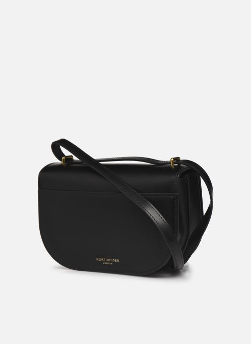 kurt geiger black leather chelsea bag
