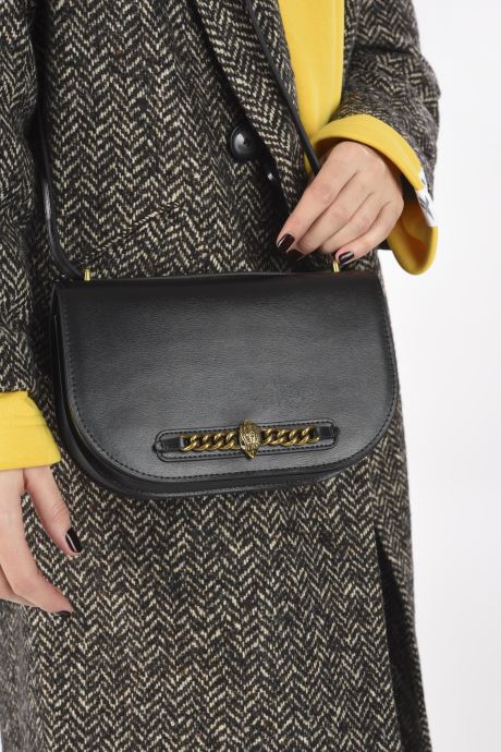 kurt geiger black leather chelsea bag