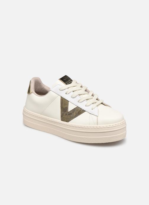 Chaussures Victoria femme | Achat chaussure Victoria Victoria Basket Tejido Lurex (Argent) Baskets chez Sarenza