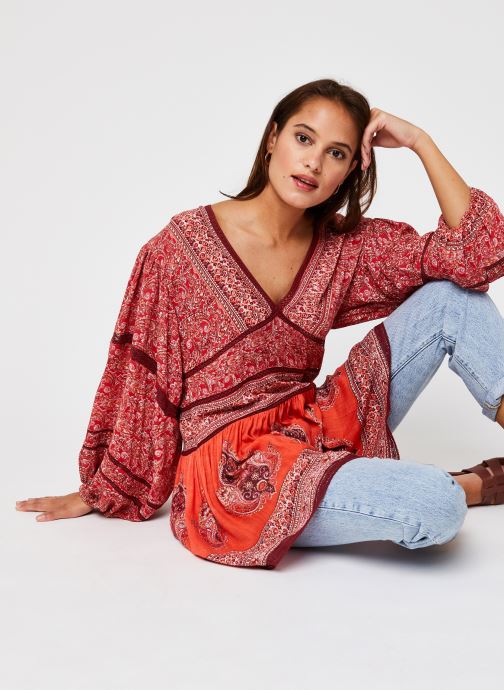 free people luna scarf print tunic