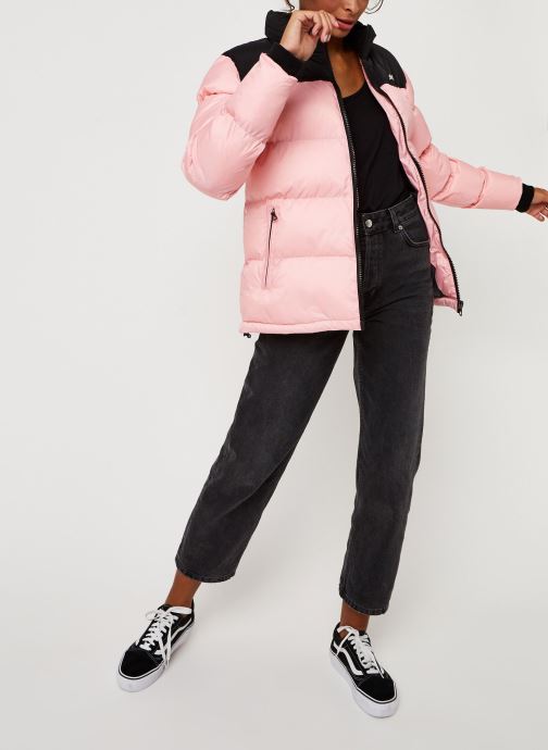 doudoune schott rose