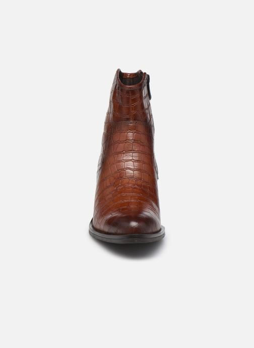 bottines marron marco tozzi