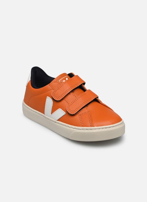 Baskets - Small Esplar Velcro Leather - Orange