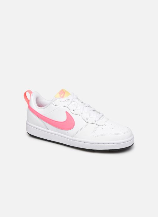 Nike Baskets Nike Court Borough Low 2 Gs Blanc Baskets Chez Sarenza