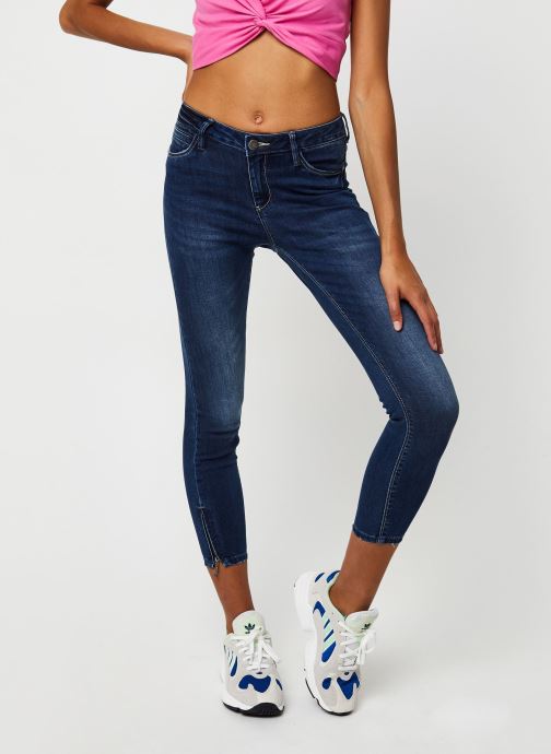 blue zipper jeans