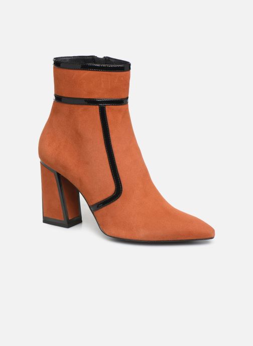 chaussure orange pour femme