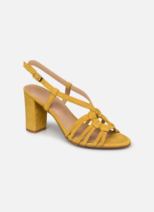 chaussures jaunes moutarde femme