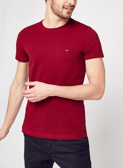 Tommy Hilfiger TH Stretch Slim Fit tee Camiseta para Hombre 