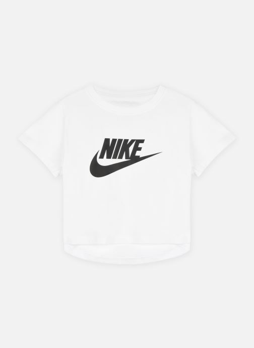 Vêtements Nike G Nsw Tee Crop Futura Blanc vue détail/paire