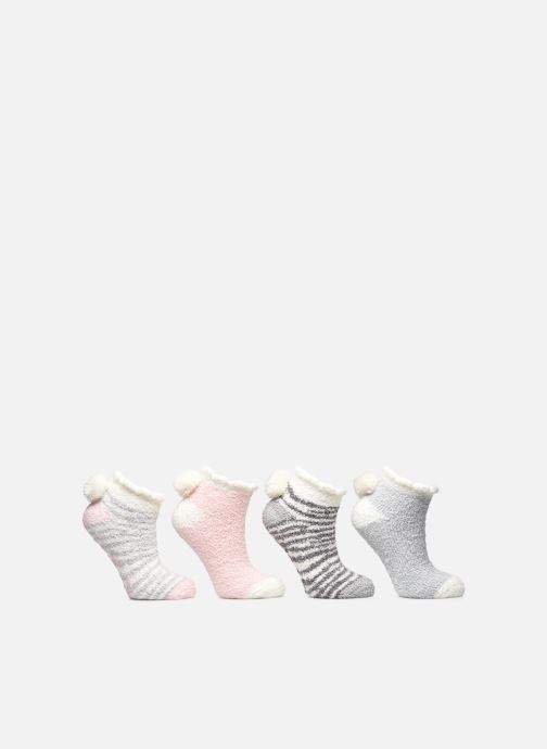 Socken & Strumpfhosen Sarenza Wear Chaussons chaussettes à pompon grau detaillierte ansicht/modell