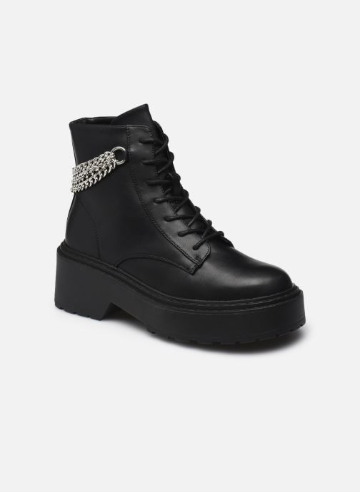 Bottines et boots Femme ONLBOSSI-1 PU CHAIN LACE UP BOOT