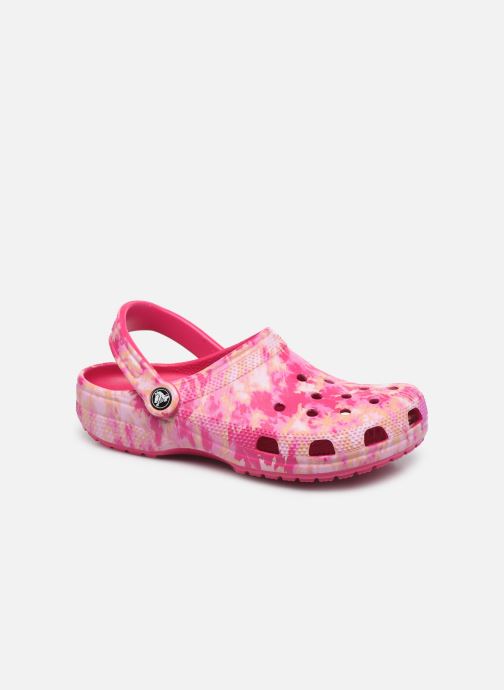 Clogs & Pantoletten Crocs Classic Bleach Dye Clog W rosa detaillierte ansicht/modell