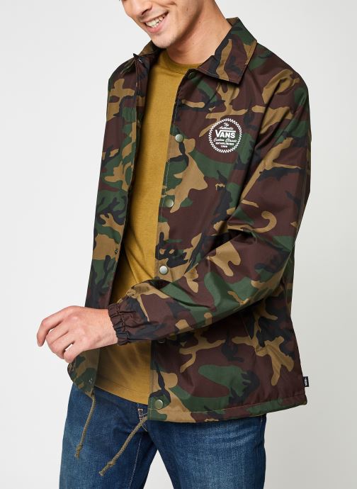 vans camo coach jacket