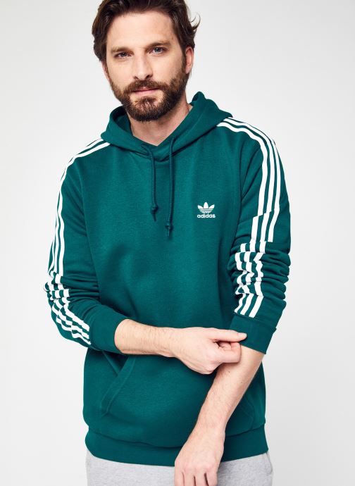 mens 3 stripe adidas hoodie