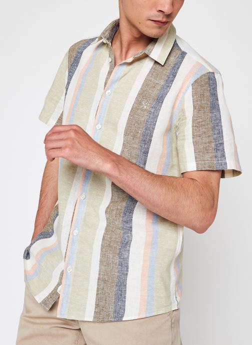 Kleding Accessoires Anton Ss Y/D Wide Striped Shirt