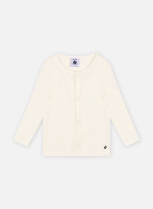 Petit Bateau Gilet Milka Blanc Vetements Chez Sarenza