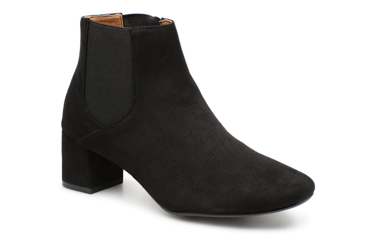 BOTTINES TALON SUEDE par Monoprix Femme